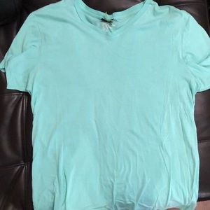 H&M size M coral teal tee.